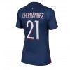 Paris Saint-Germain Lucas Hernandez #21 Hemmatröja Dam 2023-24 Korta ärmar